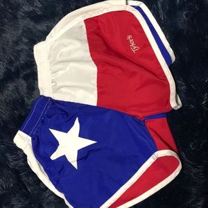 Texas Flag Running Shorts